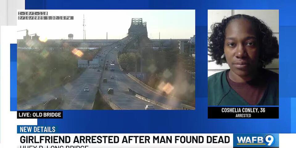 Girlfriend of man found dead on Old Mississippi River Bridge arrested ...
