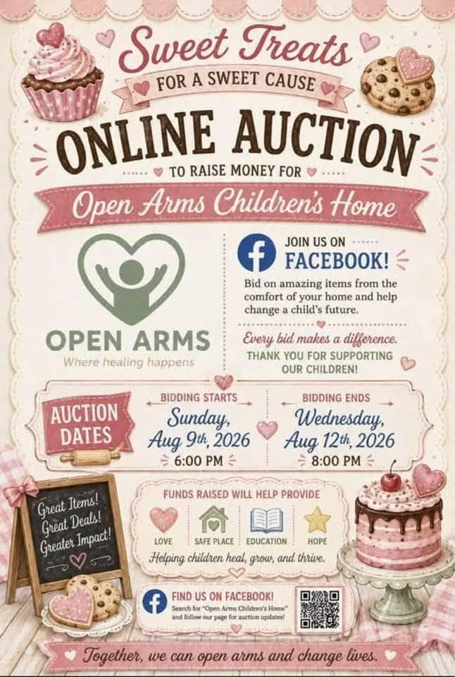 Open Arms Childrens’ Home Benefit Live Auction