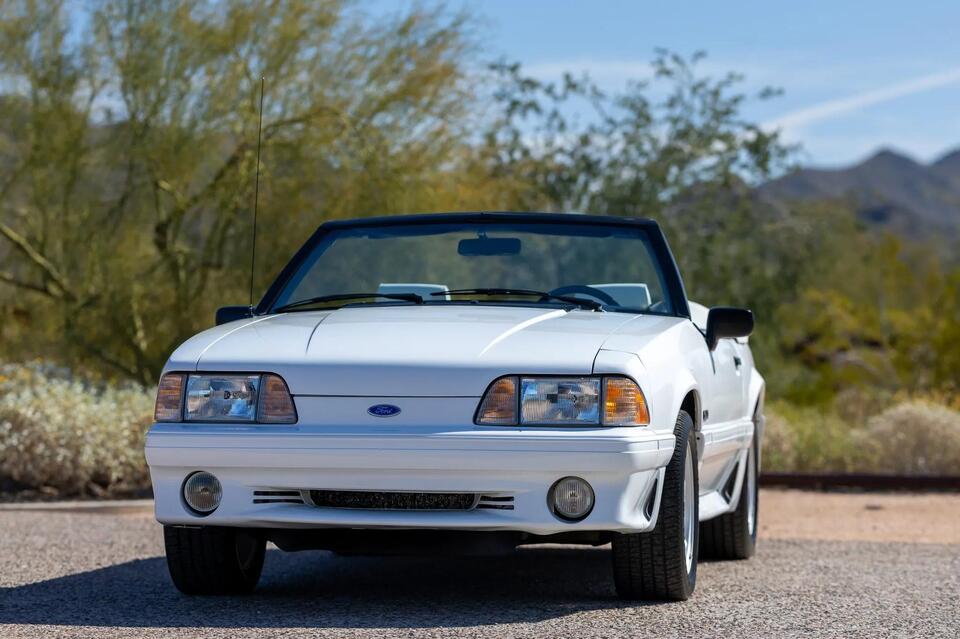 Low-Mileage 1991 Ford Mustang GT Convertible Draws Bids at No Reserve ...