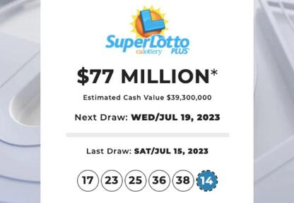 Superlotto plus cash clearance value