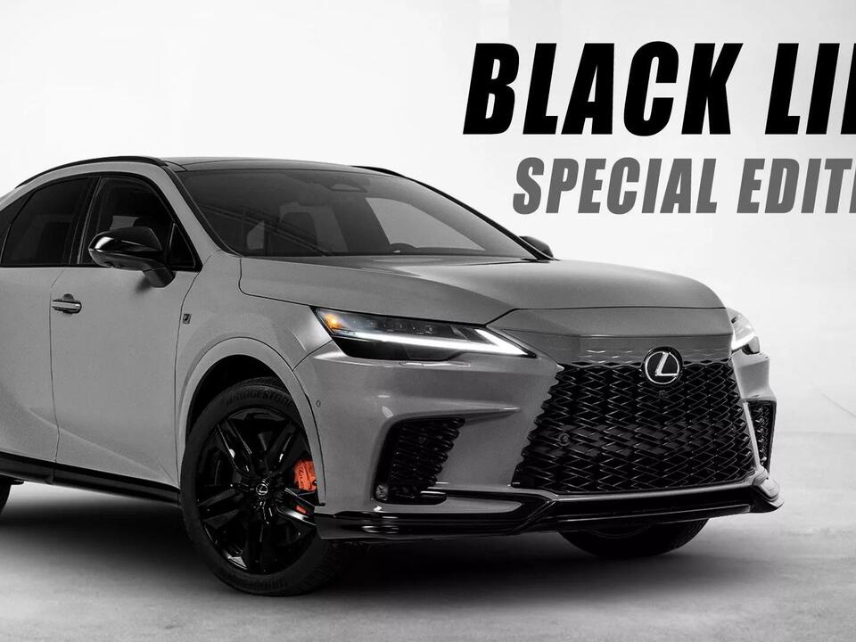 2025 Lexus RX Gains New F Sport Design Trim And Black Line Special Edition