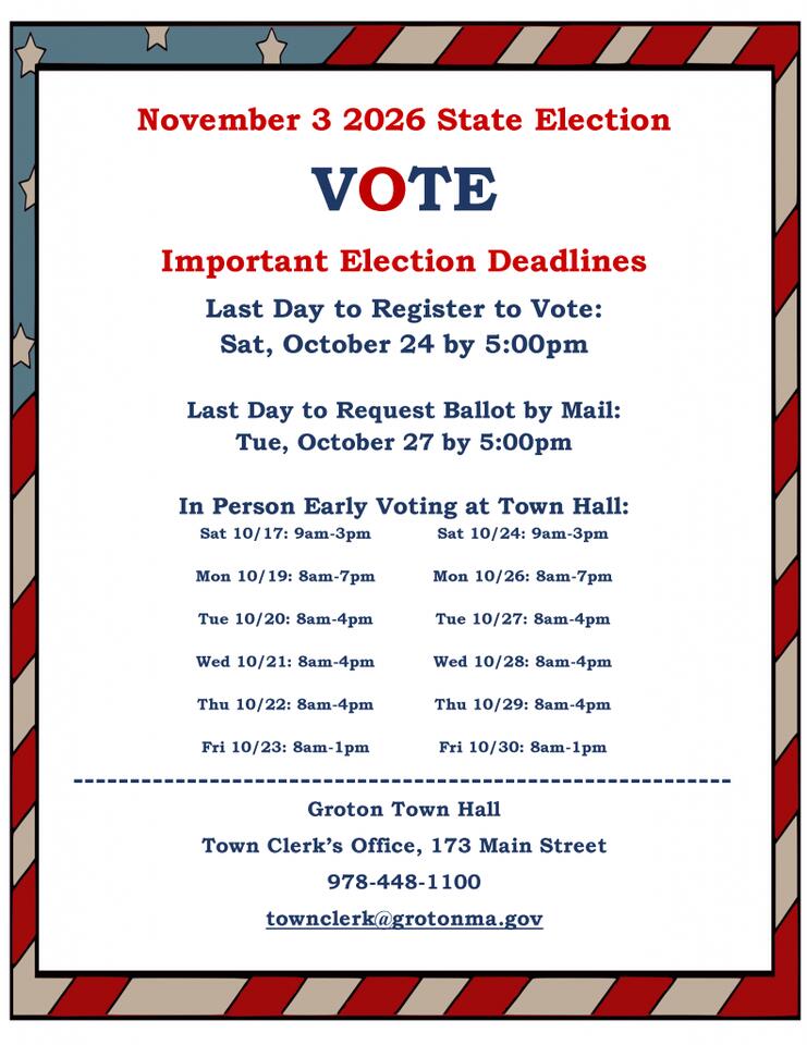 📢 Key 2026 Groton state election dates and deadlines - NewsBreak