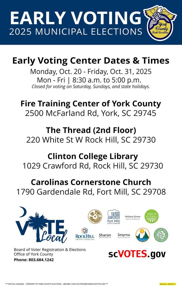 Early Voting in York County: Dates, Hours & All Locations - NewsBreak