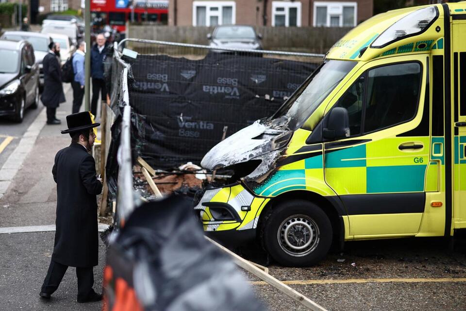 2 arrested in connection with London arson attack on Jewish charity's ambulances