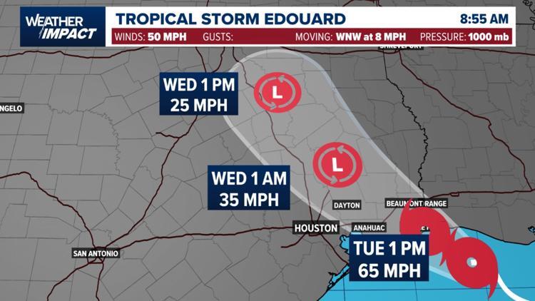 LIVE: Tracking Tropical Storm Edouard as it approaches Texas - NewsBreak