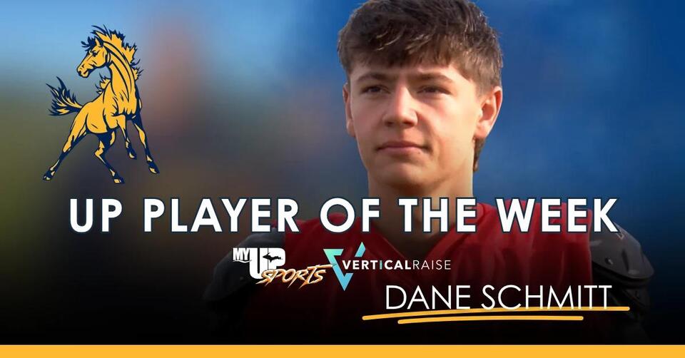 Bark River-Harris’ Dane Schmitt Named Week 8 Vertical Raise Player of the Week