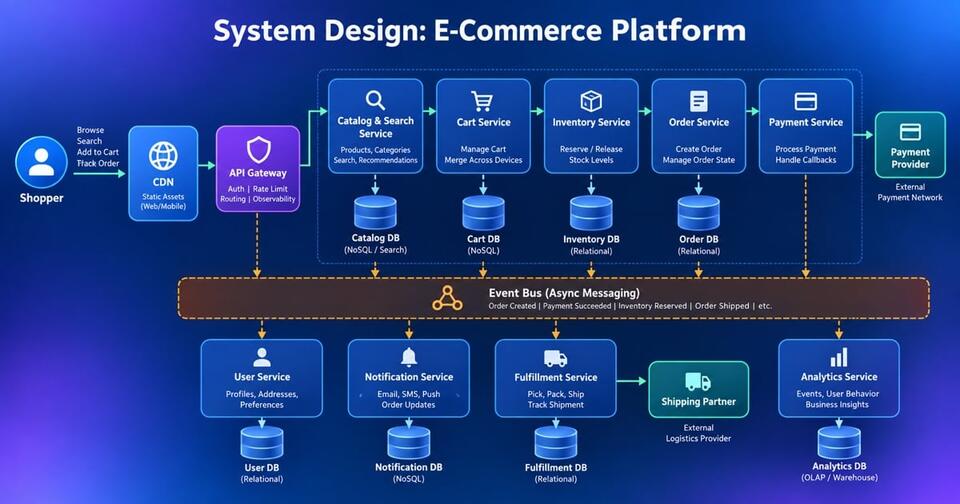System Design Interview: Design an E-Commerce Platform - NewsBreak