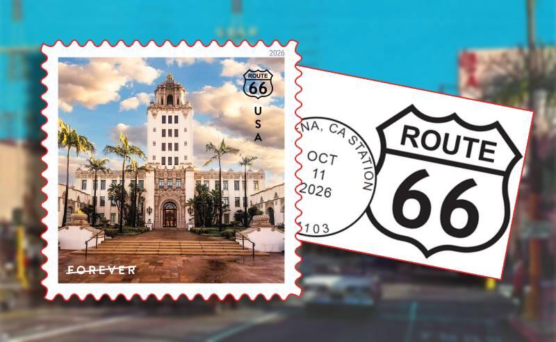 Pasadena Post Office Celebrates Route 66 Centennial With Commemorative ...