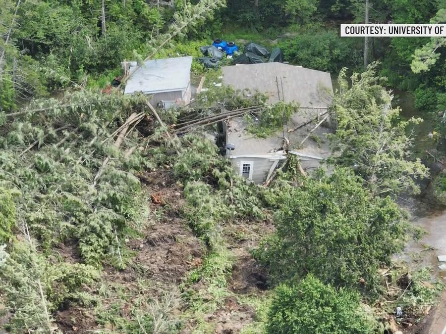 Ripton home destroyed, dozen others evacuated following mudslide