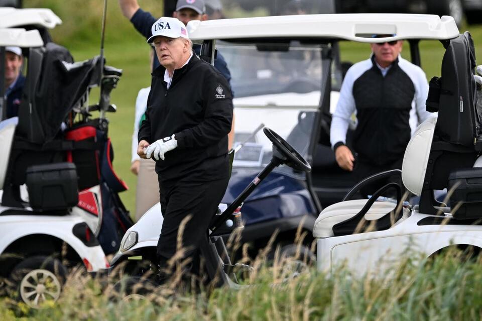“‘Does Trump cheat?' I can't cheat”: President on Secret Service stopping him from cheating at golf