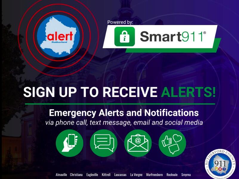 Rutherford County EMA Launches New Mass Notification System - NewsBreak