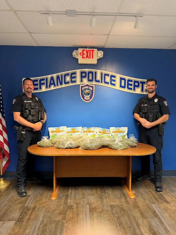 Defiance police, Highway Patrol make substantial drug arrest - NewsBreak