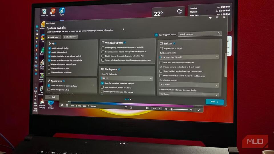 The first thing I did on my new Windows PC was run this PowerShell ...