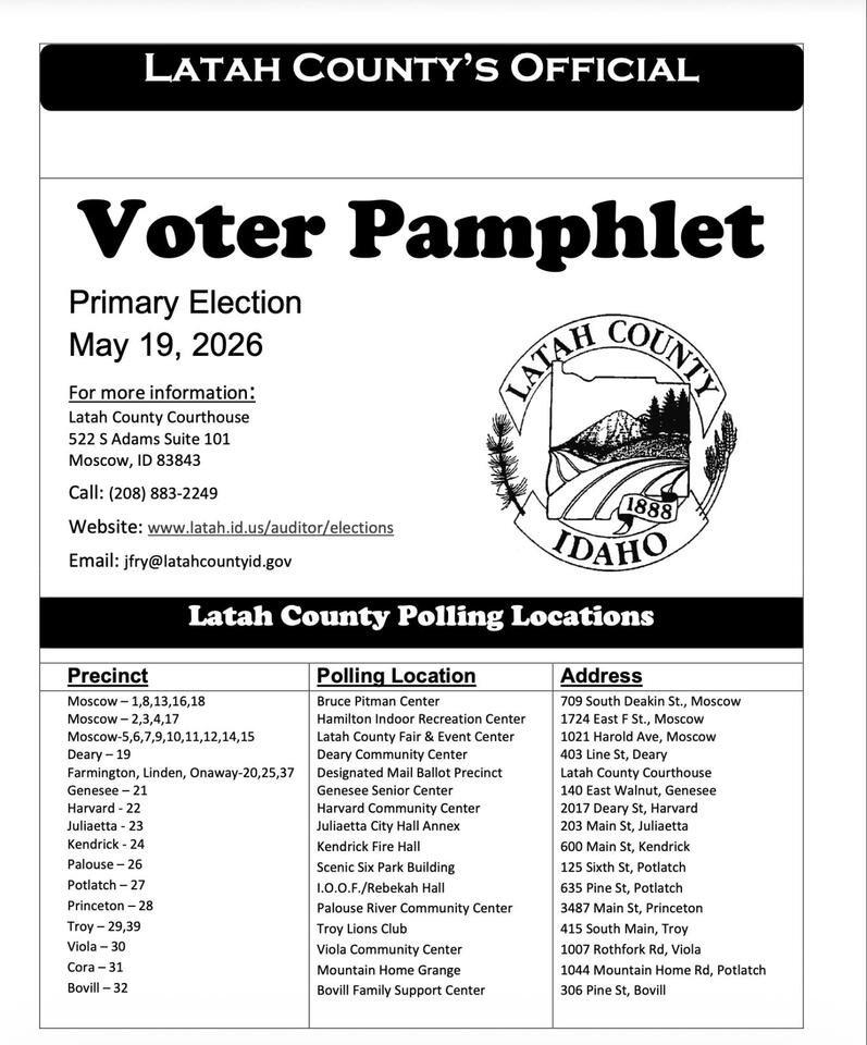 Latah County’s 2026 Primary Election Voter Guide - NewsBreak