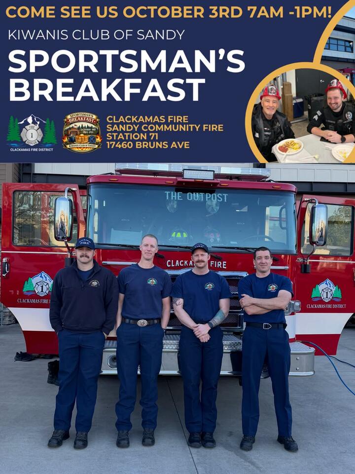 Kiwanis Sportsman’s Breakfast in Sandy Oct. 3 - NewsBreak