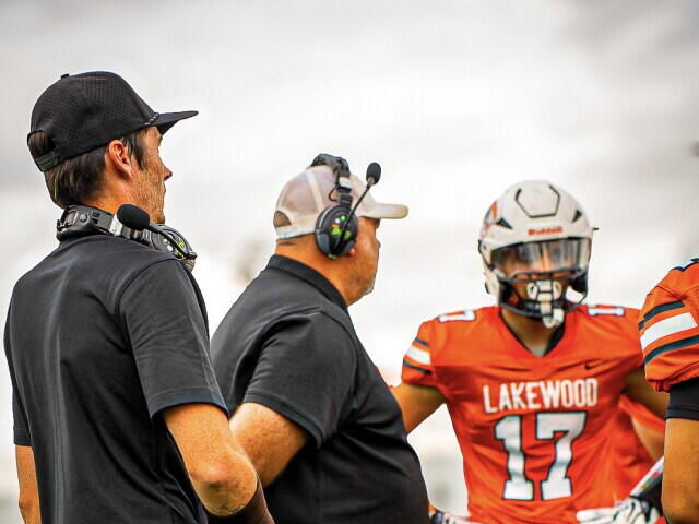Father, son coaching duo get LHS Football team off to a 3-3 season.