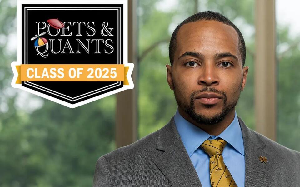 Meet the MBA Class of 2025 Marlon Taylor, Notre Dame (Mendoza) NewsBreak