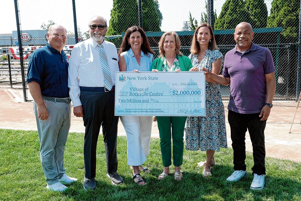 Rockville Centre Little League secures second $2 million grant for Hickey Field renovation