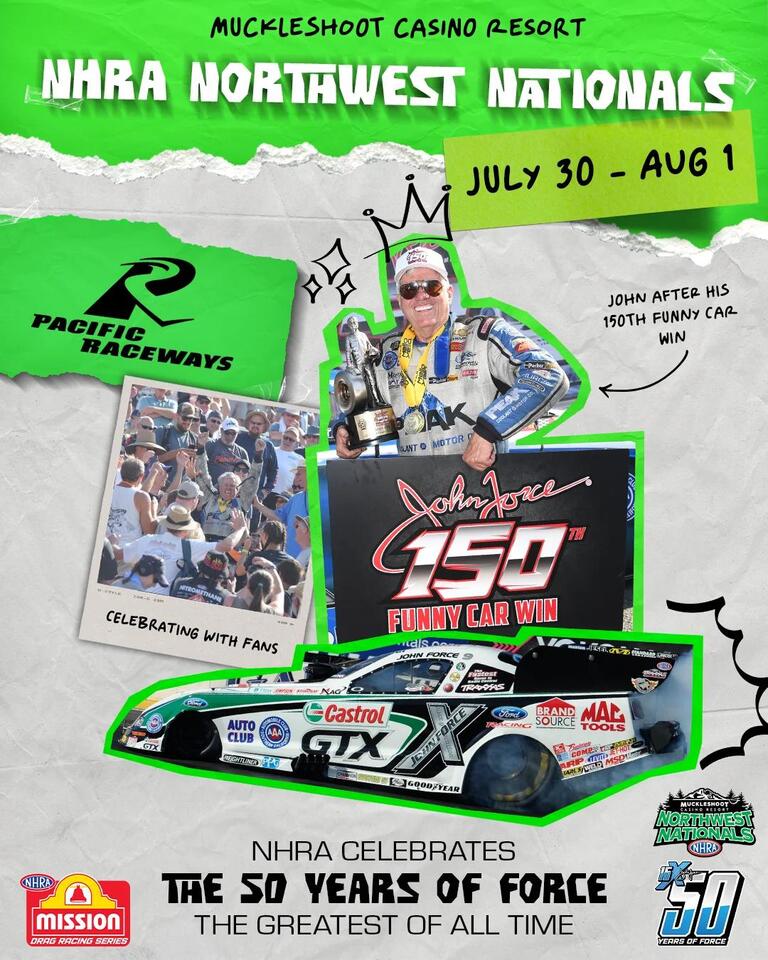 Muckleshoot NHRA Nationals 2027 Date