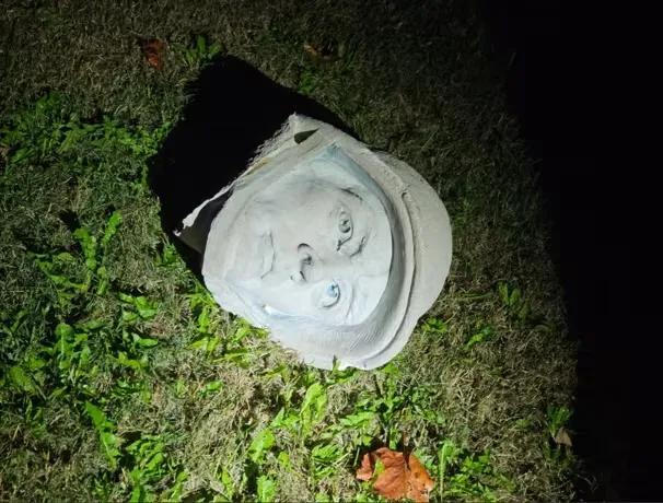 Virginia man arrested after Quantico Iwo Jima statue defaced with ...