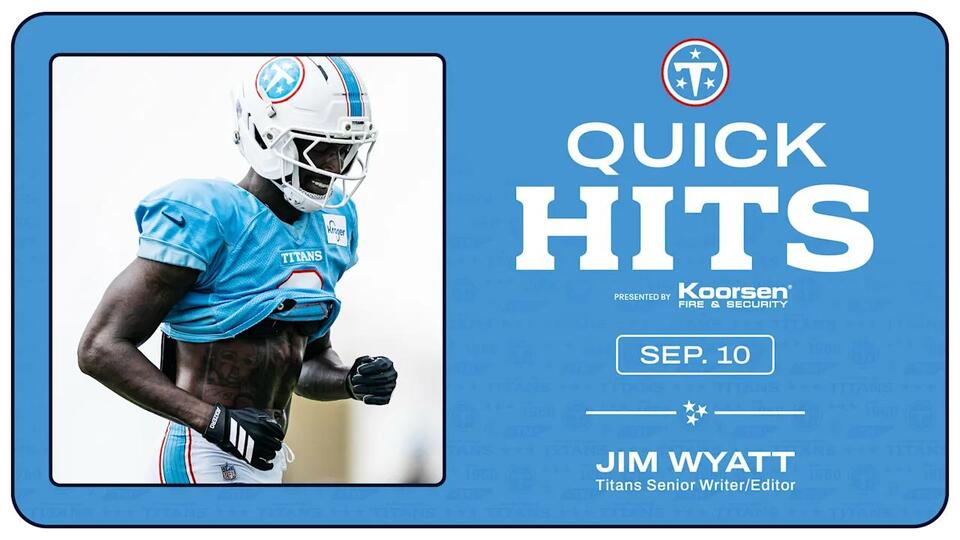 Quick Hits on the Titans From Thursday
