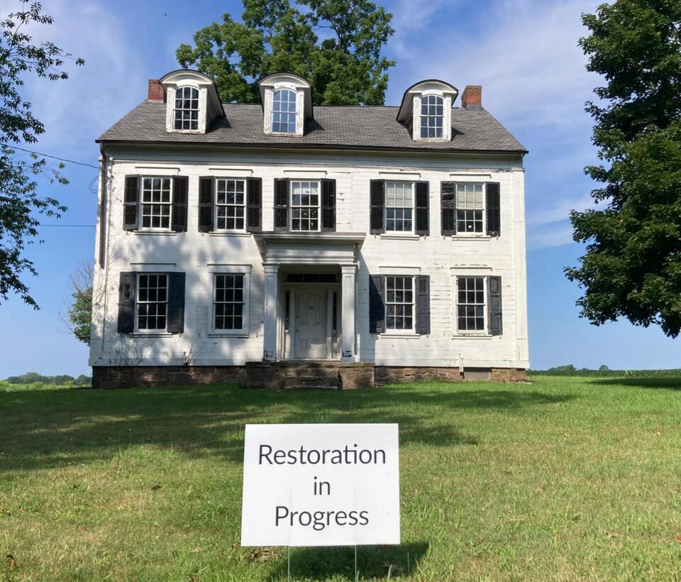 Lower Makefield volunteers restore Satterthwaite House