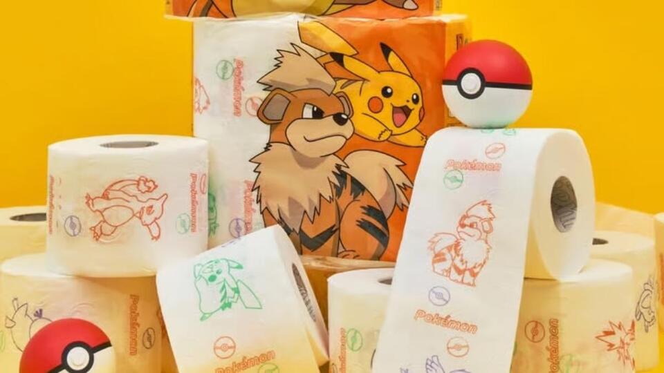 Pokemon launches “world’s first” collectible toilet paper collab ...