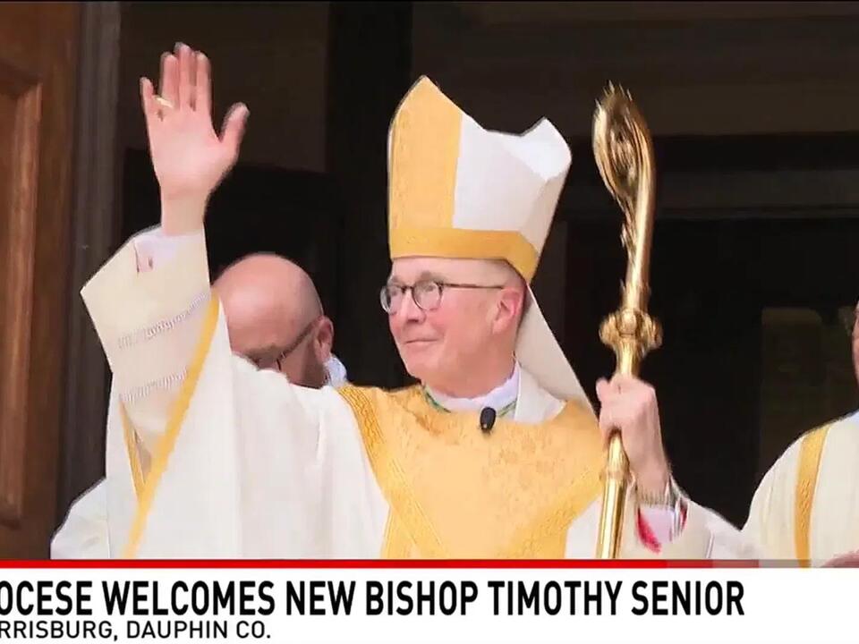 Timothy Senior installed as 12th of the Diocese of Harrisburg