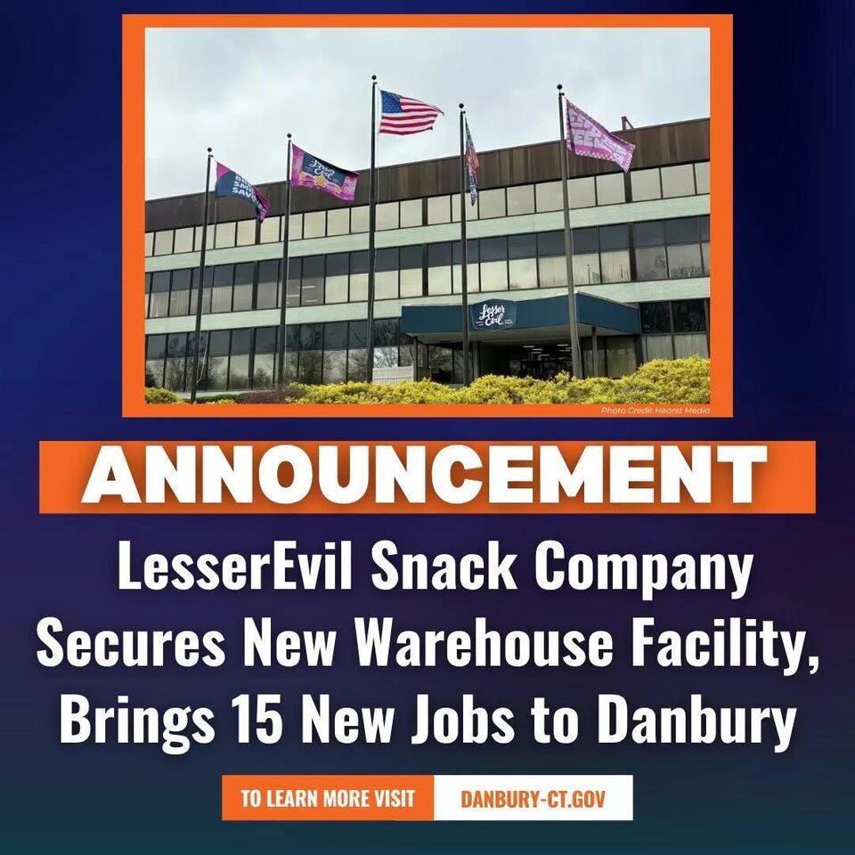 Danbury's LesserEvil Snacks Announces Major Expansion, New Jobs - NewsBreak