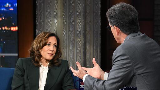 Kamala Harris whines about 'broken system' during Colbert interview – despite  4 years as VP - NewsBreak