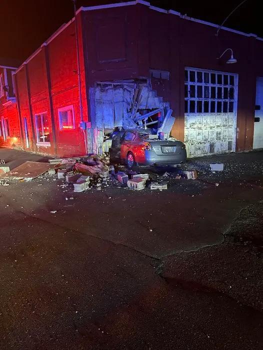 Police charge man after his vehicle crashes into building - NewsBreak