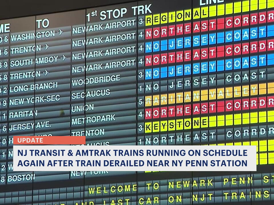 Amtrak train derailment at NY Penn Station causes NJ Transit service issues