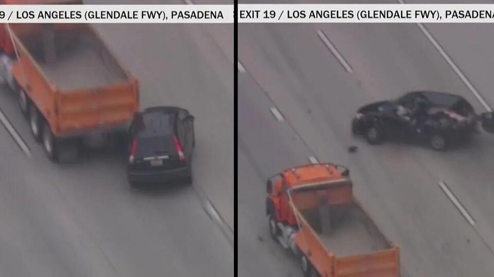 Pursuit ends in deadly crash on 210 Freeway in Pasadena - NewsBreak