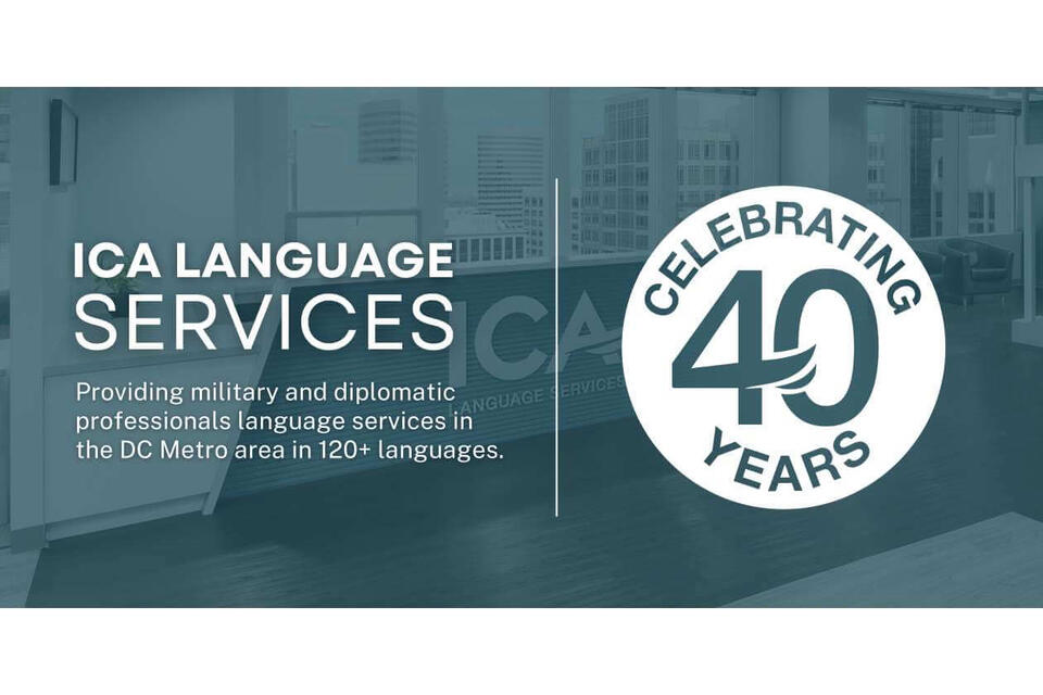 Arlington-Based ICA Language Services Marks 40 Years Supporting US ...