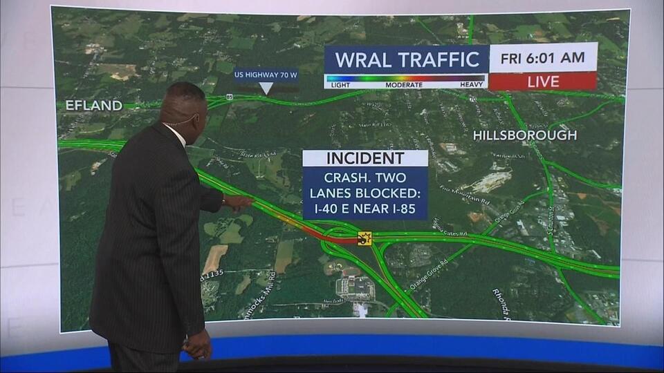 One dead on crash on I-40 at I-85 split - NewsBreak