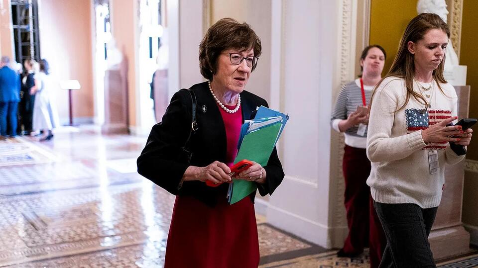 Image for Collins, Sullivan break with Senate GOP leaders on amendment to reverse SNAP cuts