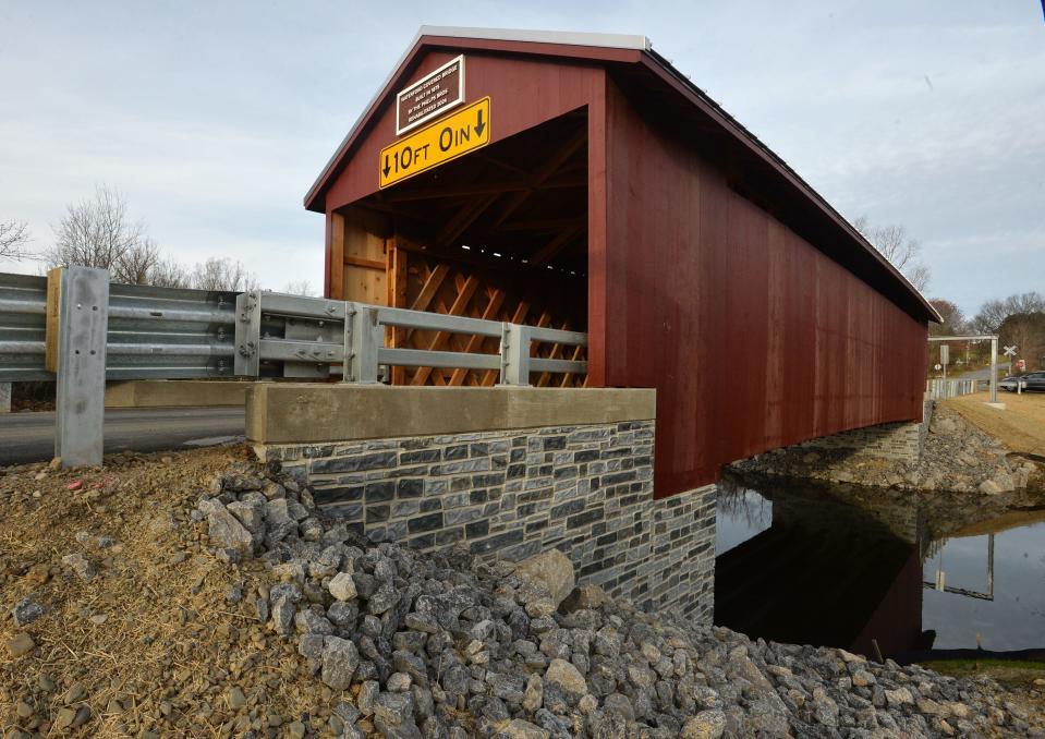 Recovered: Historic covered bridge has been repaired and reassembled in ...