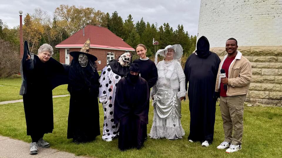 Upper Michigan Today gets scared at Seul Choix Pointe Lighthouse ...