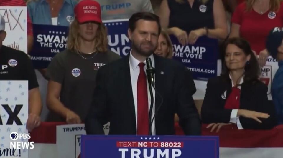 Crowd Rains Down Boos on Reporter for Asking Vance If Trump Campaign ...
