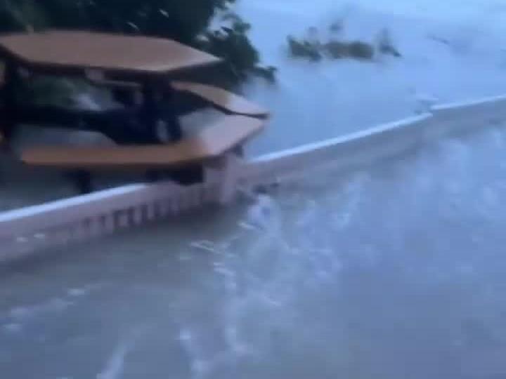 Hurricane Helene storm surge. hurricane HurricaneHelene florida 