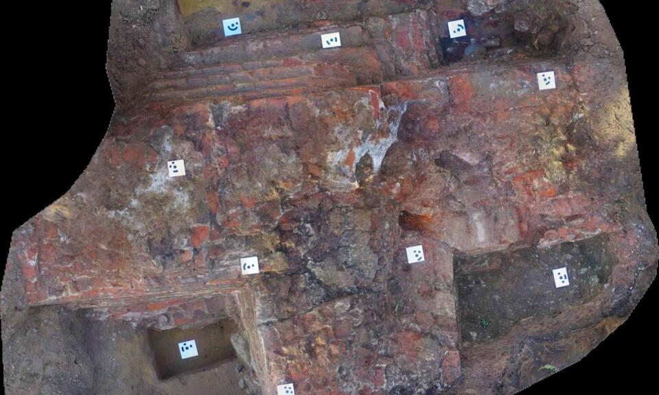 Construction workers accidentally find the foundations of a medieval ...