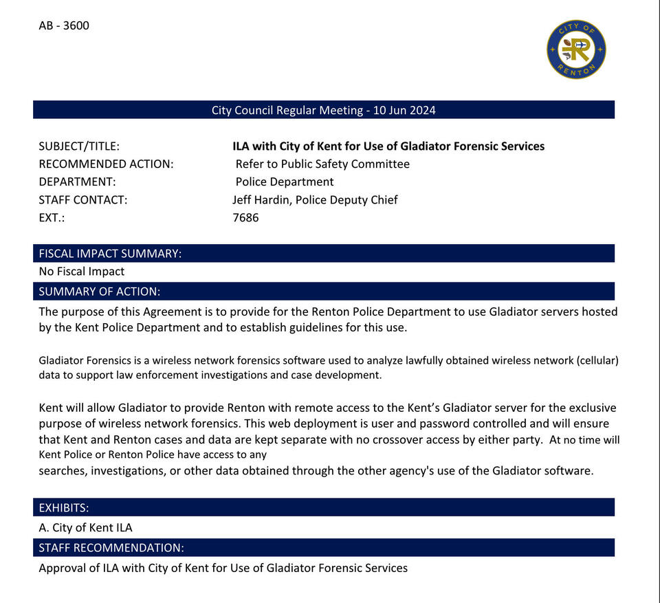New technology lets Renton Police track suspects in real time - NewsBreak