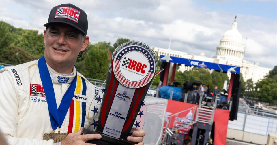 Jeff Gordon Sweeps IROC Showcase at Freedom 250 Grand Prix