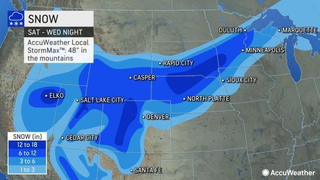 Winter storm warnings issued across northern Plains, Upper Midwest ...