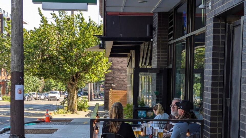 Locally-owned pub across from Climate Pledge feels like an extension of ...