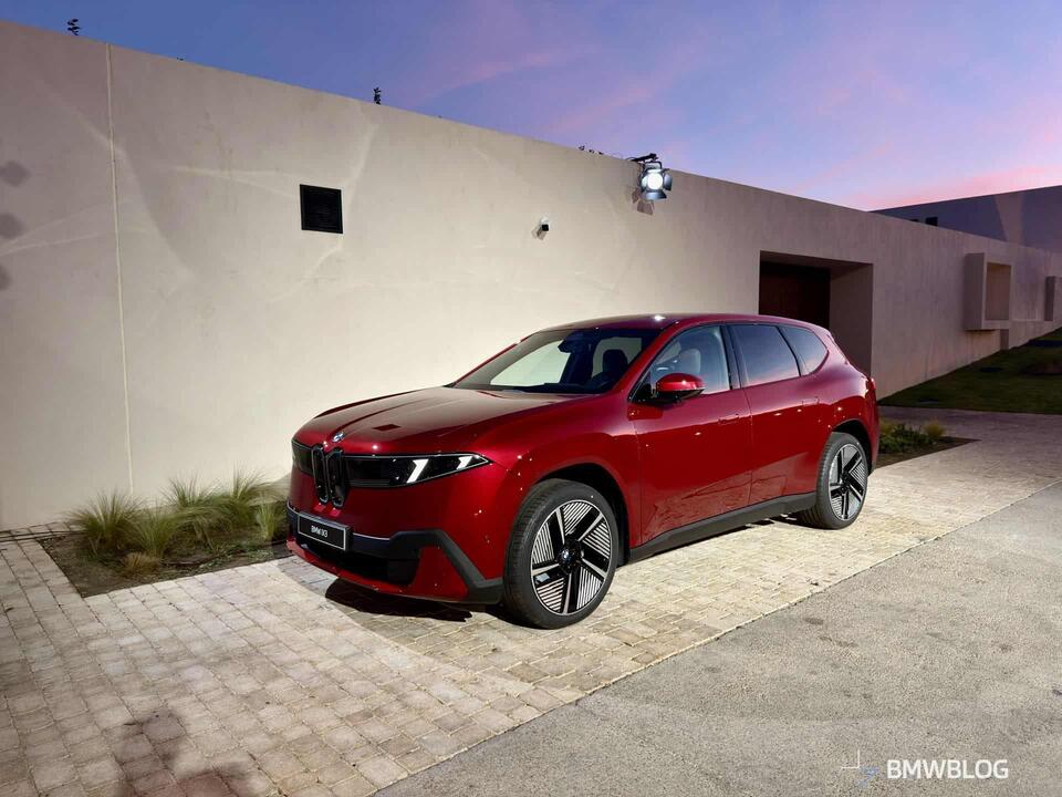 2026 BMW iX3 With Fire Red Paint: First Real Images - NewsBreak
