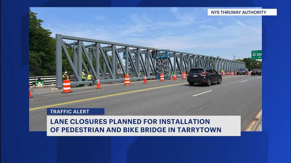NYS Thruway lanes to close in Tarrytown Friday night for new pedestrian ...