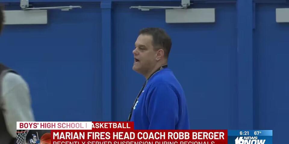Marian High School boys basketball coach Robb Berger fired - NewsBreak