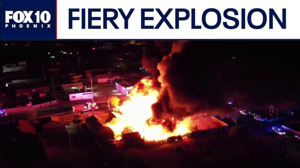Massive fire destroys home, damages 2 others in Casa Grande - NewsBreak