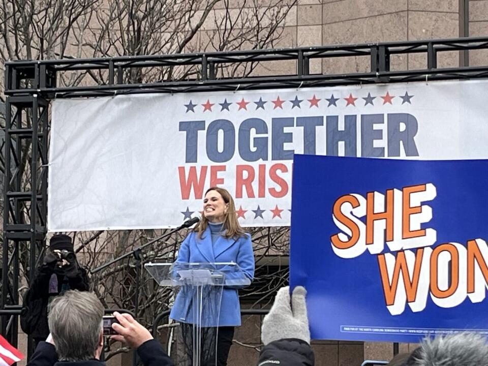 NC Democrats rally for Supreme Court Justice Allison Riggs